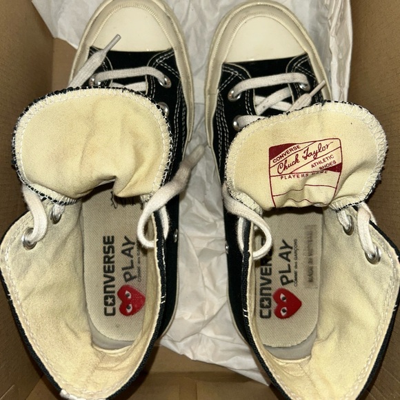Converse x Comme des Garçons PLAY Unisex Hightop - Picture 7 of 7